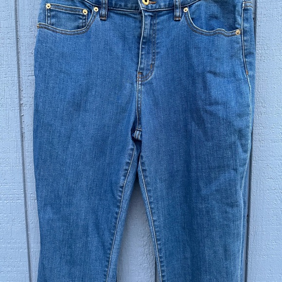 Tory Burch Connor Cropped Fringe Hem Jeans - Picture 4 of 7